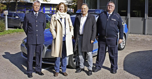 Johann Degenhart, Kerstin Andreae, Josha Frey und Helmut Mutter (von links)  | Foto: ZVG