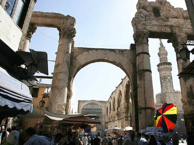 Damaskus ist  eine Stadt mit einer  ja...chee stammen aus vormuslimischer Zeit.  | Foto: Rainer Jensen