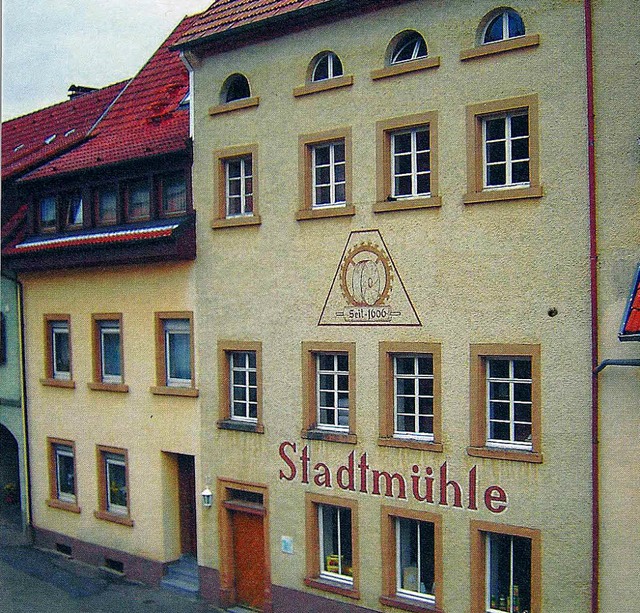 Eines der hchsten Gebude im Stdtli: die Stadtmhle  | Foto: HGA