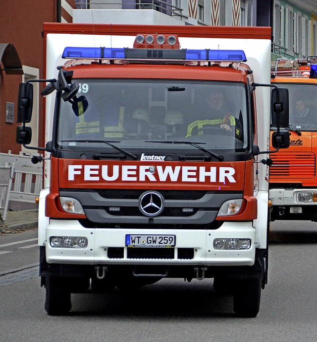 Um ein Feuerwehrauto mit einem Gesamtg...laubnis sponsort die Gemeinde Wutach.   | Foto: jul