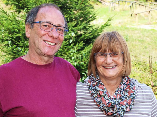 Walter und Anita Brhlmann engagieren sich seit Jahren fr den Schiesport.  | Foto: akh