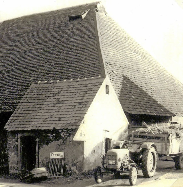 Das kleine Nachtwchterhuschen in Zar...en 1970er-Jahren wurde es abgerissen.   | Foto: Privat