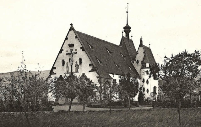 Im Jahr 1905 wurde auf dem Hauptfriedh...t, die dann dort fast 40 Jahre stand.   | Foto: Archiv  Hans Sigmund