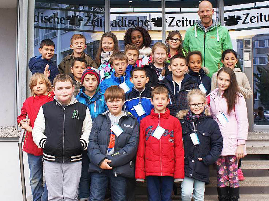 Klasse 4b der Anne-Frank-Schule aus Freiburg