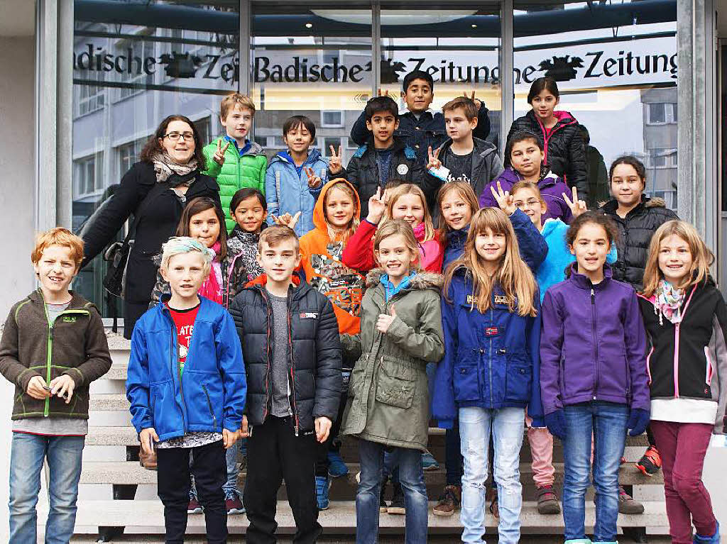 Klasse 4a der Vigelius-Grundschule aus Freiburg