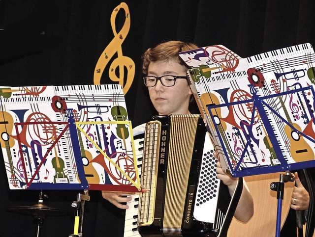 Herbstkonzert ASG TeningenBeim Schler...ter geht es bunt zu, auch musikalisch.  | Foto: Aribert Rssel