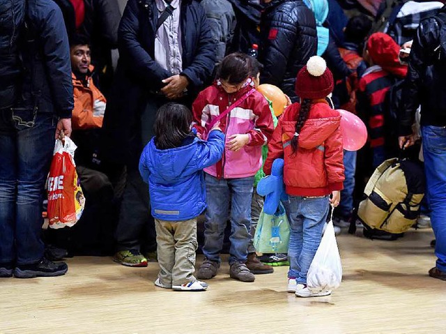 Flchtlinge in Deutschland.  | Foto: dpa