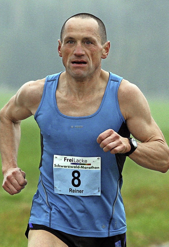 Zweiter in Brunlingen und jetzt noch ... sich ber sein bestes Marathon-Jahr.   | Foto: Dieter Reinhardt (A)