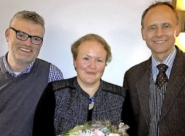 Boris Riemer, Claudia Behrschmidt und Klaus Krebs (rechts) bilden den Vorstand.   | Foto: ZVG
