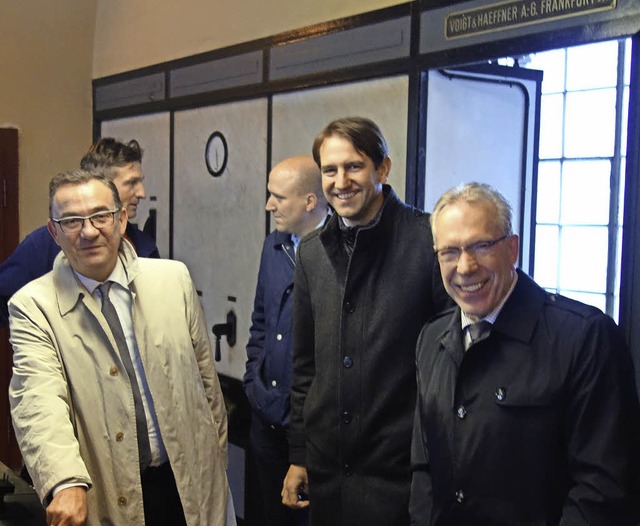 Besuch in Simonswald: CDU-Kreisvorsitz...ermeister Reinhold Scheer (von links).  | Foto: ZVG