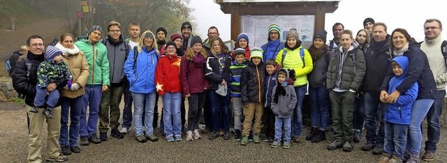 <BZ-FotoAnlauf>Kampfsportler</BZ-FotoA...und ihre Familien unterwegs im Elsass   | Foto: privat