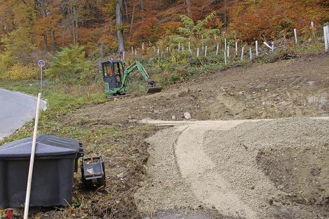 Polenbuche-Denkmal wird errichtet