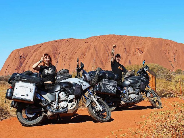 Fotogru aus Australien: Simone Dorner...u &#8211; auch bekannt als Ayers Rock.  | Foto: Veranstalter