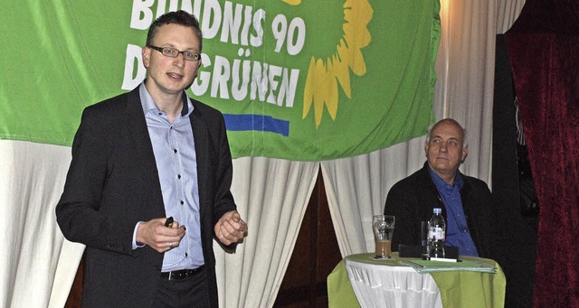 Zu Gast in Herbolzheim: Andreas Schwarz (links) und Alexander Schoch.  | Foto: Michael Haberer