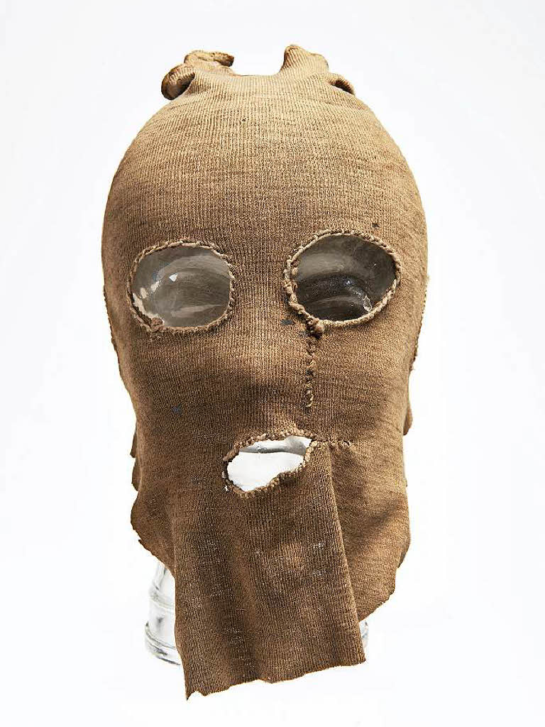 Maske aus dem Mordfall an Police Constable George Gutteridge von Frederick Browne und William Kennedy 1927
