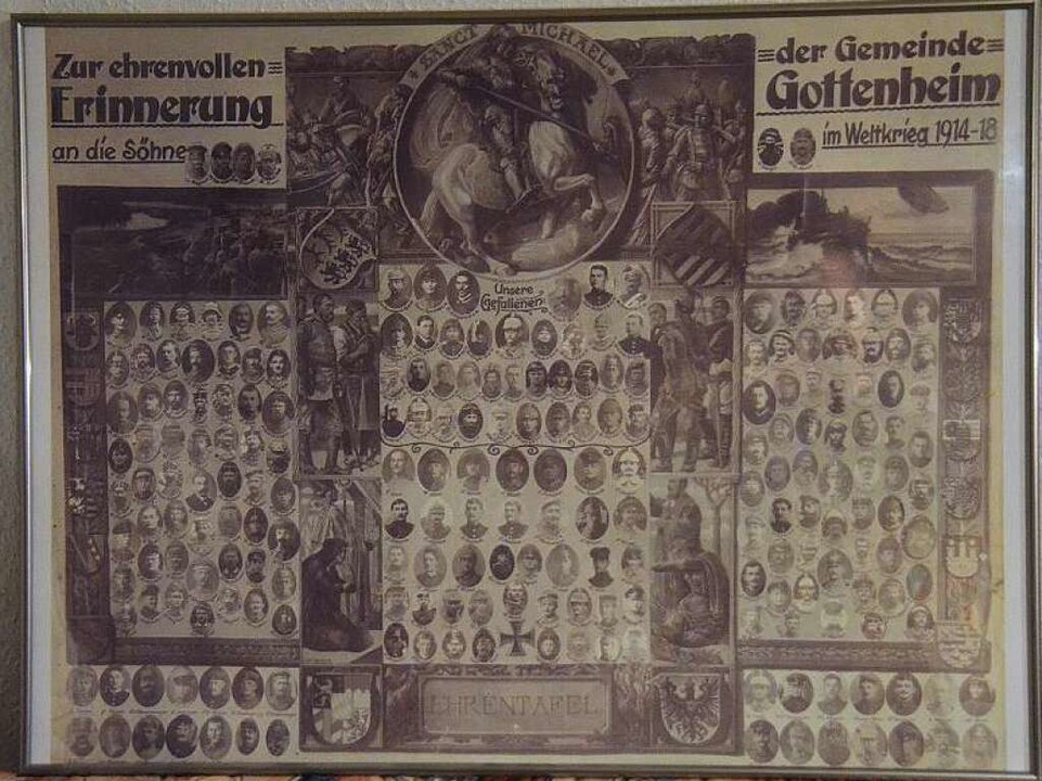 Eine Raritt ist dieses Exemplar einer.... Sie zeigt alle 219 Kriegsteilnehmer.  | Foto: Manfred Frietsch
