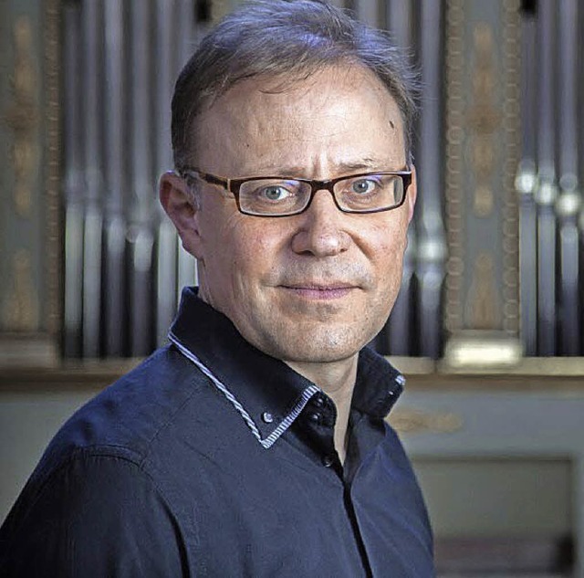 Der Basler Organist Jrg-Andreas Btticher   | Foto: Elias Btticher
