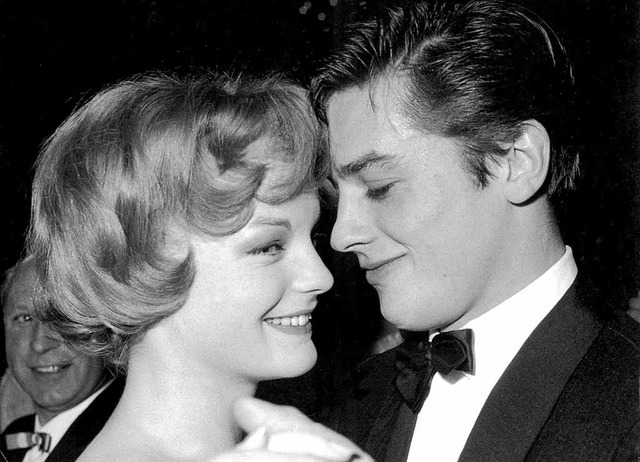 Frisch verliebt: Romy Schneider und Alain Delon 1959   | Foto: dpa