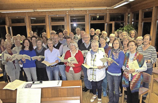 Die Elztalkantorei bei der Probenarbeit zum Requiem.   | Foto: Chor