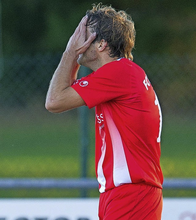 Will nichts mehr sehen: Der Lffinger Frank Lffler ist tief enttuscht.  | Foto: Wolfgang Scheu