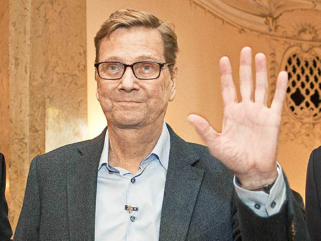 Guido Westerwelle und sein Kampf gegen die Leukämie Deutschland