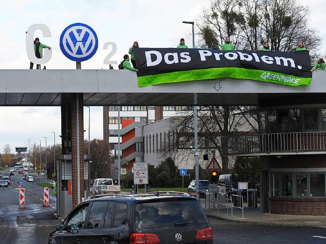Protest in Wolfsburg   | Foto: dpa