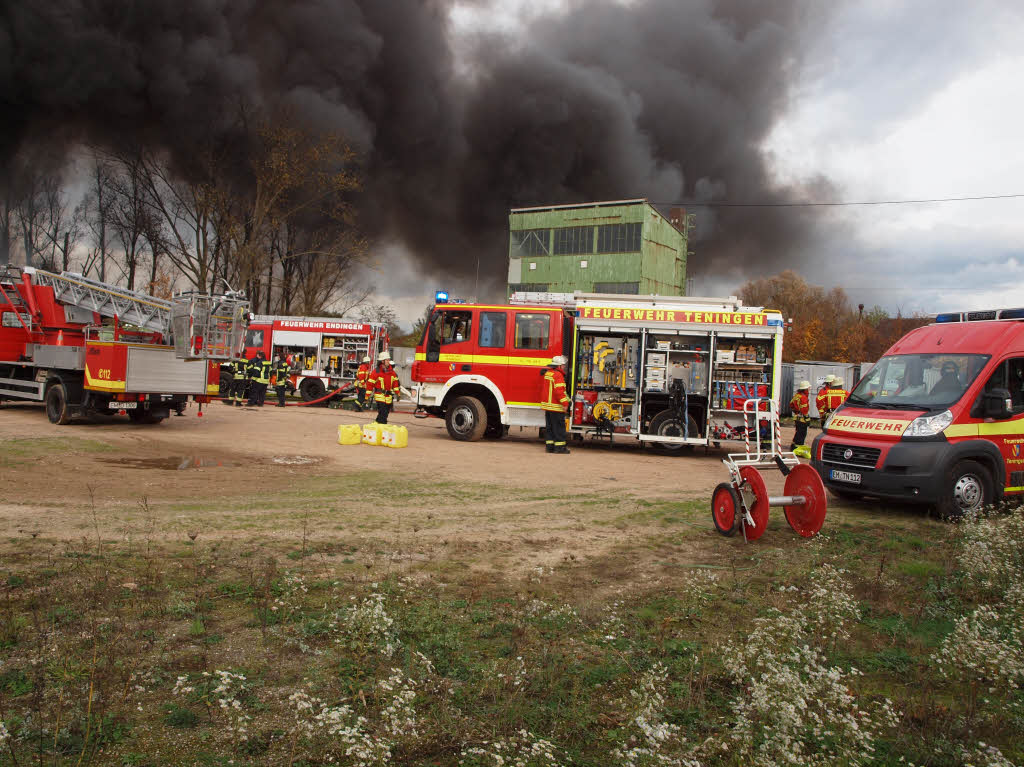 Brand bei Kunststofffirma in Herbolzheim