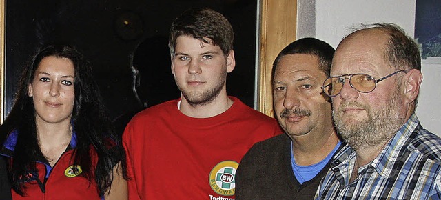 Fr ihre jahrelangen Dienste bei der B...mel und Emil Buhr (von links) geehrt.   | Foto: Andreas Bhm