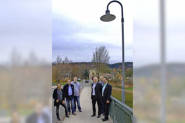 Erste Kommune im Landkreis: Hausen hat gesamte Straenbeleuchtung auf LED umgestellt