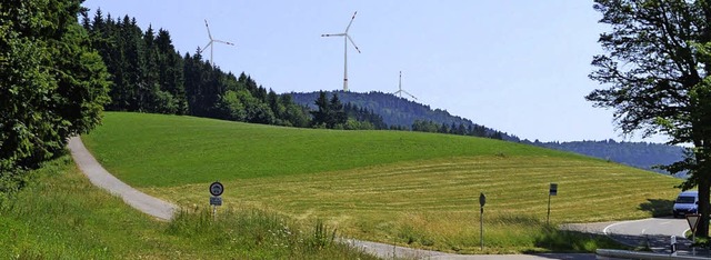 Der Rohrenkopf mit Windkraftanlagen &#8211; eine Simulation    | Foto: Lenn3D