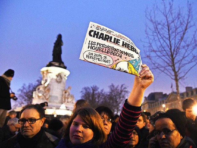 Die Charlie-Hebdo-Attentter handelten...isungen  werden IS-Mitglied zugeordnet  | Foto: AFP