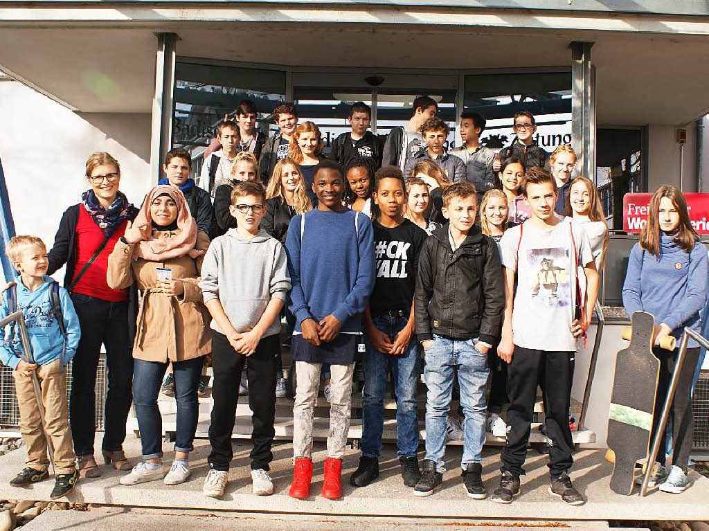Klasse 8d der Staudinger Gesamtschule aus Freiburg