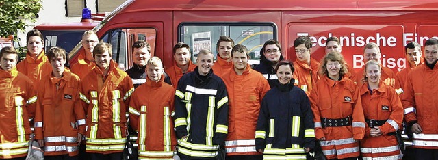 23  junge Feuerwehrleute haben die Befhigung als Sprechfunker erworben.   | Foto: Karla Scherer