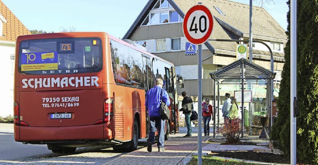 Mehr ffentlichen Personennahverkehr wnschen sich die Jugendlichen.  | Foto: Joachim Frommherz