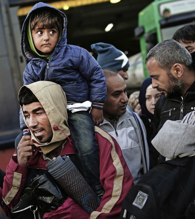Diese Flchtlinge haben in Griechenlan...die Dublin-Regel wohl weiterhin nicht.  | Foto: dpa
