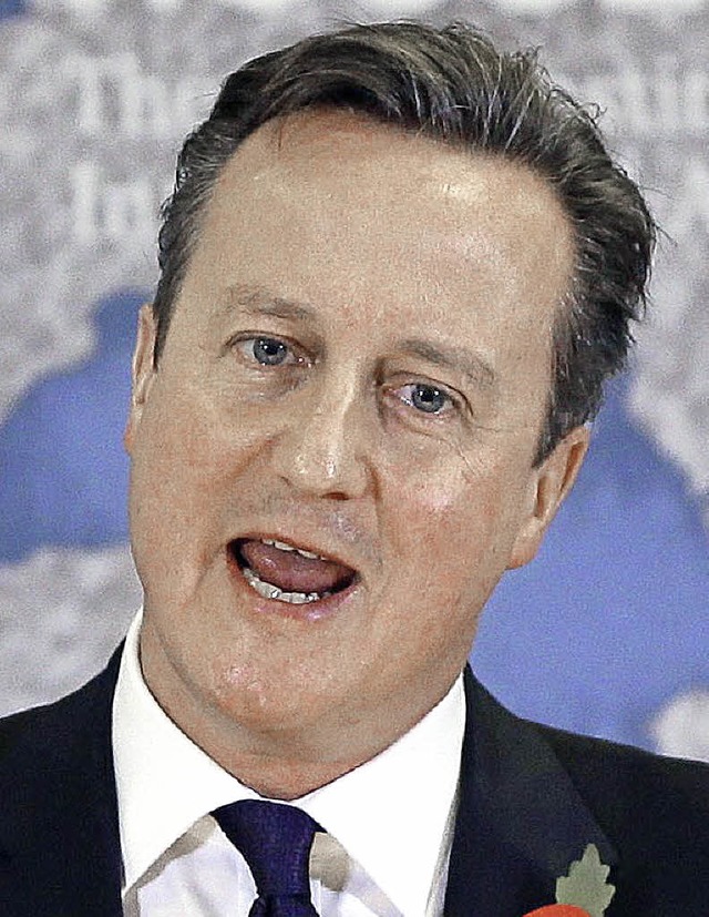 Setzt die EU unter Druck: David Cameron.   | Foto: DPA