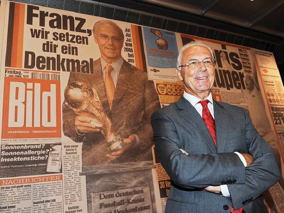 Das Denkmal bröckelt: Franz Beckenbauer  | Foto: Jens Kalaene