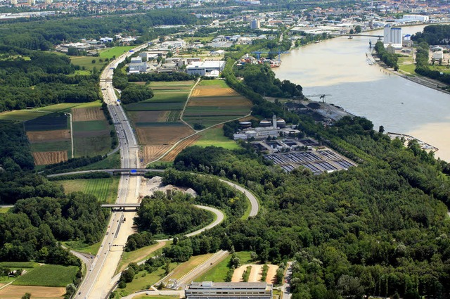 Am Autobahndreieck Weil knnte ein Vol...s aber erst noch nachgewiesen werden.   | Foto: Erich Meier