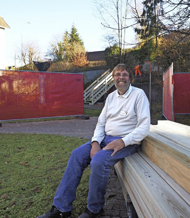 Vor der abgegrenzten Auenzone fr die...eiter des Alterszentrums Klostermatte   | Foto: Thomas Wehrli