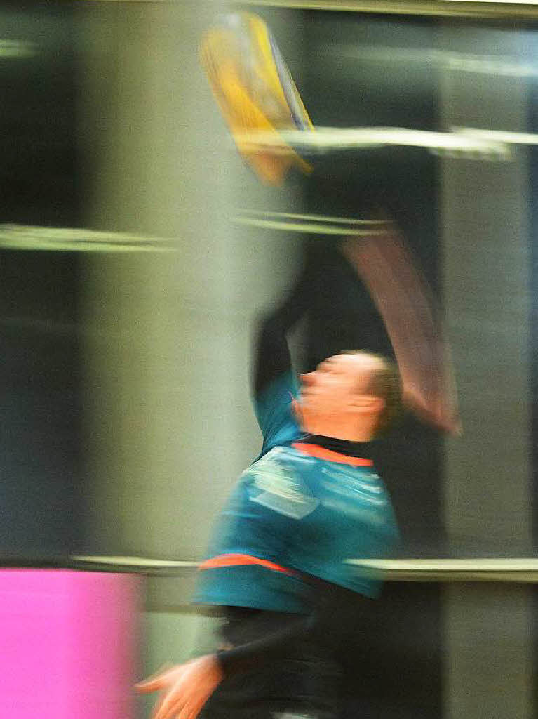 Impressionen rund um das Achtelfinale im deutschen Volleyball-Pokal zwischen dem Zweitligisten 1844 Freiburg und dem Erstliga-Tabellenfhrer United Volleys Rhein-Main.