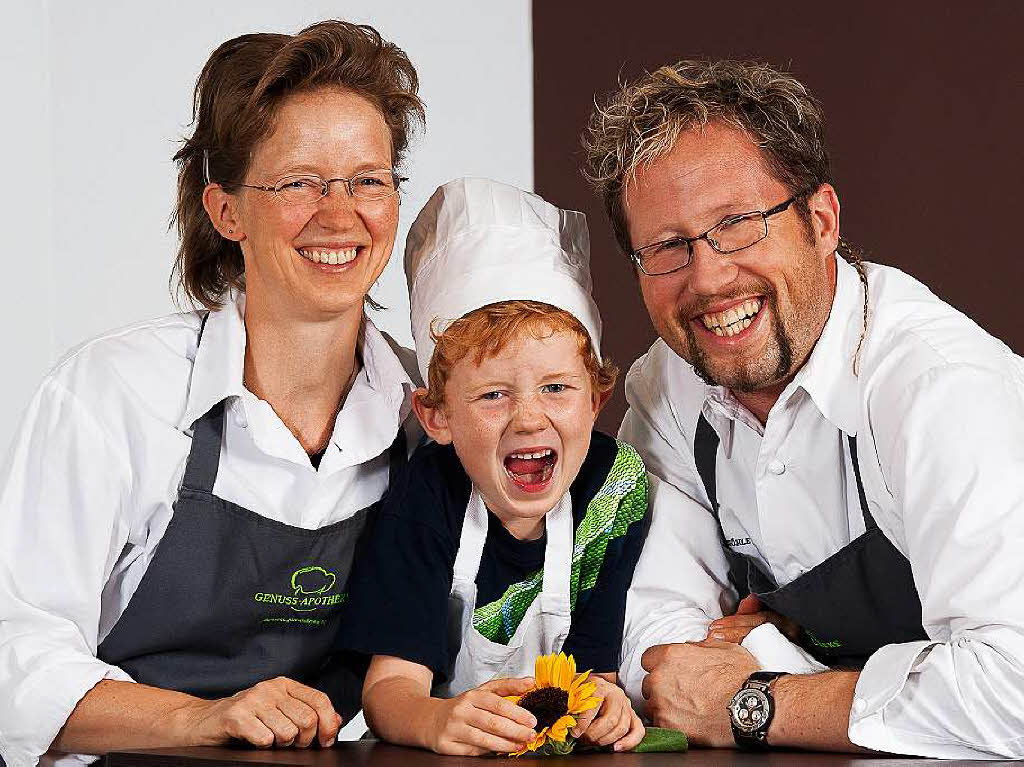 Neuer Michelin-Stern fr Bad Sckingen: Raimar Pilz und Annett Ronneberger (auf diesem Archivbild von 2013 mit Sohn Arne) berzeugten die Juroren in ihrem Restaurant „Freigeist“ in der Genuss-Apotheke.