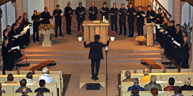 Das John Sheppard Ensemble  in der Eichstetter Kirche   | Foto: Herbert Binninger