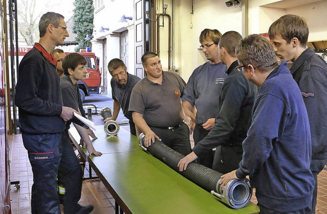 Gerte und Einrichtungen der Feuerwehr...die jetzt in Lahr ausgebildet werden.   | Foto: stadt lahr