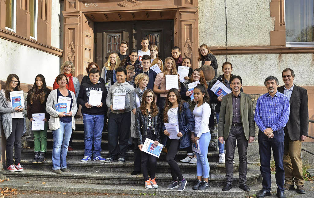 Schillerschüler erkunden Jobs Rheinfelden Badische Zeitung