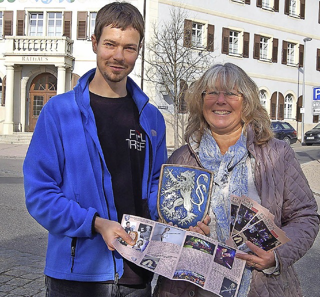 Gudrun Deinzer und Jan Hagemoser vom F...(im doppelten Sinne) mit Dudelscken.   | Foto: Claudia Renk/Veranstalter