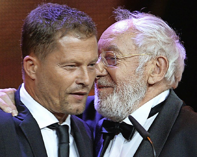 Til Schweiger (links), Dieter Hallervorden bei der Bambi-Gala   | Foto: dpa