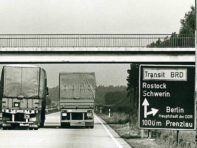 Verbotene Bilder: auf der Transitstrecke durch die &#8222;Zone&#8220;  | Foto: Hans Pieler