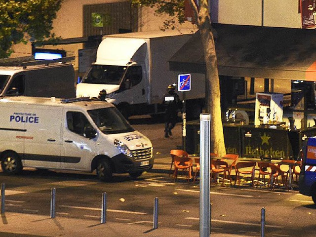 In diesem Fast-Food-Lokal nahe des Nat...tmordattentter in die Luft gesprengt.  | Foto: AFP