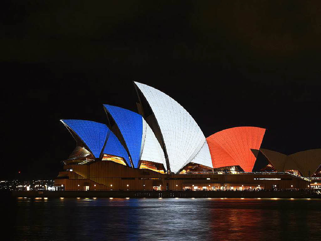 Die Oper in Sydney.