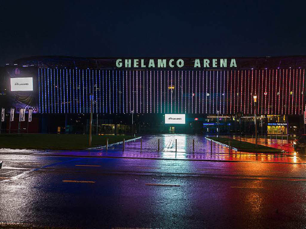 Die Ghelamco Arena  im belgischen Gent.